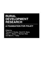 Rural Development Research af Glenn Nelson