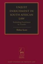 Unjust Enrichment in South African Law af Helen Scott