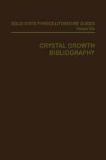 Crystal Growth Bibliography