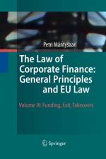 Law of Corporate Finance: General Principles and EU Law