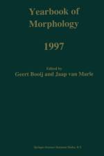 Yearbook of Morphology 1997