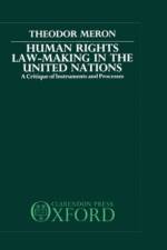 Human Rights Law-Making in the United Nations af Theodor Meron