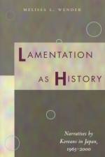 Lamentation As History af Melissa L. Wender