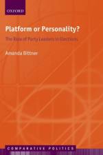 Platform or Personality? af Amanda (Assistant Professor Bittner