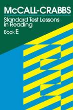 Mccall Crabbs Standard Test af McCall Crabbs