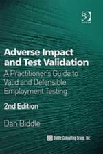 Adverse Impact and Test Validation af Dan Biddle