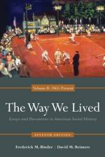 The Way We Lived af Frederick (City University of New York Binder