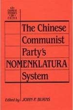 The Chinese Communist Party's Nomenklatura System af John P. Burns