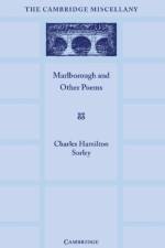 Marlborough and Other Poems af Charles Hamilton Sorley