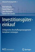 Investitionsgutereinkauf af Erik Hofmann