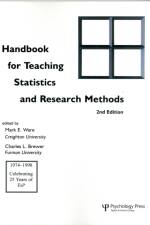 Handbook for Teaching Statistics and Research Methods