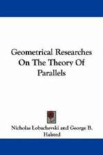 Geometrical Researches On The Theory Of Parallels af Lobachevski Nicholas