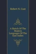 Sketch Of The Modern Languages Of The East Indies af Robert Needham Cust
