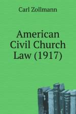 American Civil Church Law (1917) af Zollmann Carl