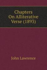 Chapters On Alliterative Verse (1893) af Lawrence John