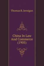 China In Law And Commerce (1905) af R. Jernigan Thomas
