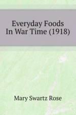 Everyday Foods In War Time (1918) af Swartz Rose Mary