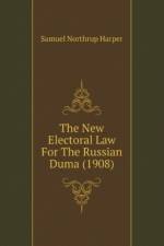 New Electoral Law For The Russian Duma (1908) af Northrup Harper Samuel