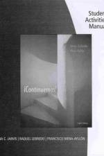 Student Activities Manual for Jarvis/Lebredo/Mena-Ayllon's  ¡Continuemos!, 8th af Ana C. Jarvis