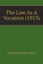 Law As A Vocation
