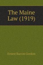 Maine Law (1919) af Barron Gordon Ernest