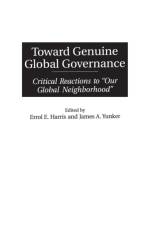 Toward Genuine Global Governance af Errol E. Harris