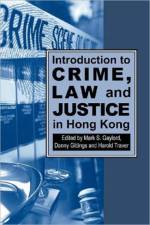Introduction to Crime, Law and Justice in Hong Kong af Danny Gittings