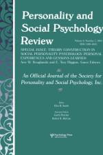 Theory Construction in Social Personality Psychology