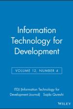Information Technology for Development, Volume 12, Number 4 af ITDJ (Information Technology for Development Journal)