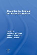 Classification Manual for Voice Disorders-I