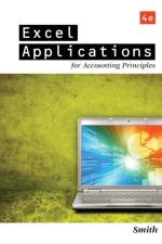 Excel Applications for Accounting Principles af Gaylord (Albion College) Smith