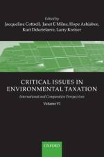 Critical Issues in Environmental Taxation