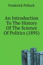 Introduction To The History Of The Science Of Politics (1895)