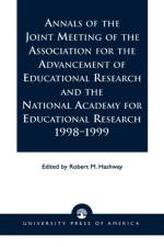 Annals of the Joint Meeting of the Association for the Advancement of Educational Research and the National Academy for Educational Research 1998-1999 af Robert Michael Hashway