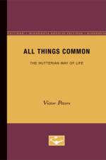 All Things Common af Victor Peters