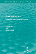 Econometrics (Routledge Revivals) af Baldev (Indira Gandhi Centre of Atomic Research Raj