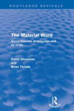 The Material Word (Routledge Revivals) af David (George Washington University Silverman