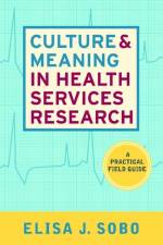 Culture and Meaning in Health Services Research af Elisa J Sobo