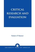 Critical Research and Evaluation af Robert P. Nestor