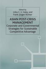 Asian Post-crisis Management af Usha C. V. Haley