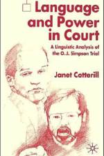 Language and Power in Court af J. Cotterill