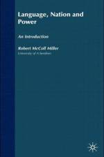 Language, Nation and Power af R. Millar