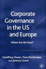 Corporate Governance in the US and Europe af G. Owen