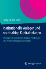 Institutionelle Anleger Und Nachhaltige Kapitalanlagen