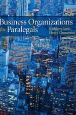 Business Organizations for Paralegals af Kathleen Reed