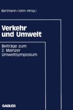Verkehr und Umwelt af Hermann Bartmann