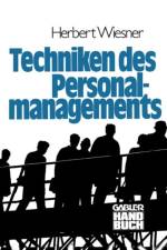 Die Techniken des Personalmanagements af Herbert Wiesner