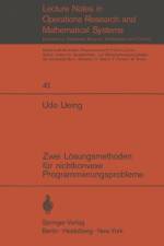 Zwei Losungsmethoden fur Nichtkonvexe Programmierungsprobleme af U. Ueing