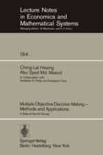 Multiple Objective Decision Making - Methods and Applications af Abu Syed Md Masud