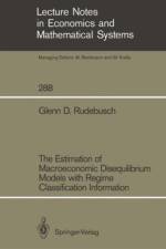 Estimation of Macroeconomic Disequilibrium Models with Regime Classification Information af Glenn D. Rudebusch